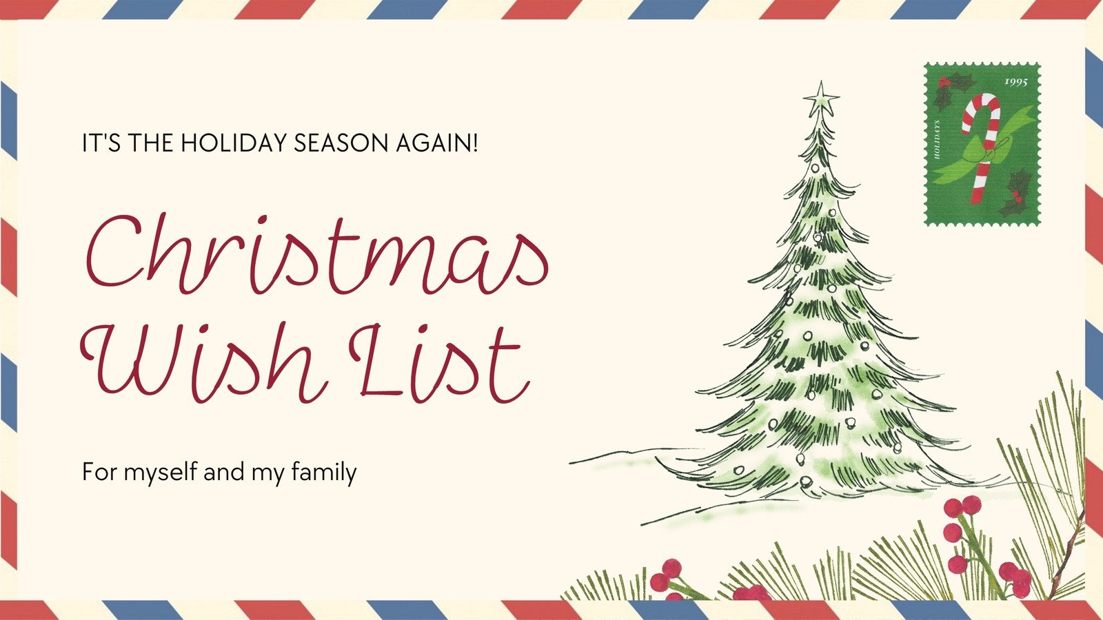Christmas List Templates