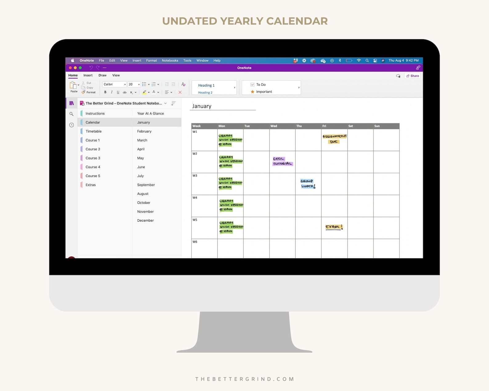 To Do List Onenote Template